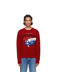 Off-White Red Pascal Medicine Sweater