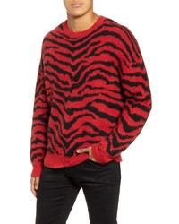 AllSaints Tigre Crewneck Wool Blend Sweater