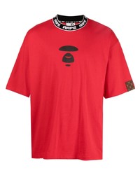 AAPE BY A BATHING APE Aape By A Bathing Ape Logo Print Cotton T Shirt