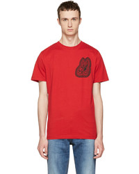 McQ Alexander Ueen Red Bunny T Shirt