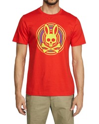 Psycho Bunny Andrew Graphic Tee In Red Spice At Nordstrom