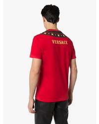 Versace Belt Print Cotton T Shirt
