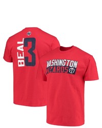 Majestic Bradley Beal Red Washington Wizards Vertical Name Number T Shirt At Nordstrom