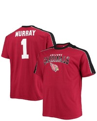 FANATICS Branded Kyler Murray Cardinal Arizona Cardinals Big Tall Sleeve Panel Player Name Number T Shirt