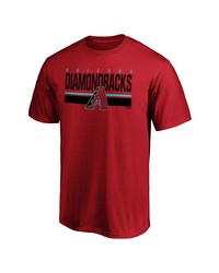 FANATICS Branded Red Arizona Diamondbacks Team Logo End Game T Shirt