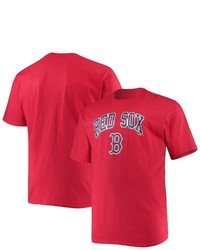 FANATICS Branded Red Boston Red Sox Big Tall Secondary T Shirt At Nordstrom