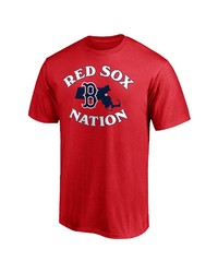 FANATICS Branded Red Boston Red Sox Hometown Paint The Black T Shirt
