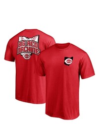 FANATICS Branded Red Cincinnati Reds Hometown Collection Big Red Machine Logo T Shirt