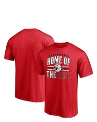 FANATICS Branded Red Cincinnati Reds Hometown Logo T Shirt