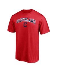 FANATICS Branded Red Cleveland Heart Soul T Shirt