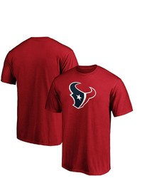 FANATICS Branded Red Houston Texans Primary Logo Team T Shirt