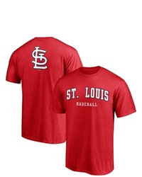 FANATICS Branded Red St Louis Cardinals Big Tall City Arch T Shirt