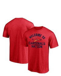 FANATICS Branded Red St Louis Cardinals Hometown Cardinals Nation T Shirt