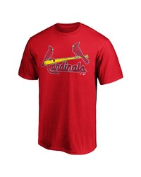 FANATICS Branded Red St Louis Cardinals Official Wordmark T Shirt