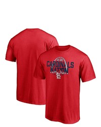FANATICS Branded Red St Louis Cardinals Team Logo Hometown T Shirt