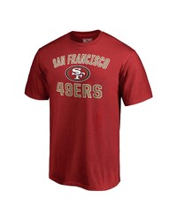 FANATICS Branded Scarlet San Francisco 49ers Victory Arch T Shirt