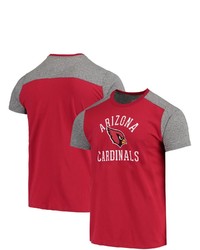 Majestic Threads Cardinalgray Arizona Cardinals Field Goal Slub T Shirt