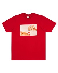 Supreme Cherries Print T Shirt