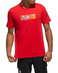 adidas Chinese New Year Logo Graphic Tee In Scarlet At Nordstrom