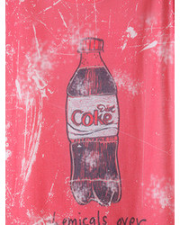 Coke Letter Print T Shirt