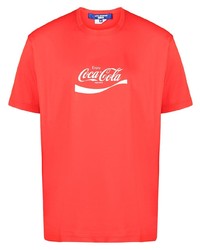 Junya Watanabe MAN Cola Cola Print Cotton T Shirt