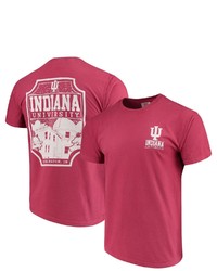 IMAGE ONE Crimson Indiana Hoosiers Comfort Colors Campus Icon T Shirt At Nordstrom