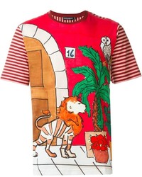 Dolce & Gabbana Drawing Print T Shirt