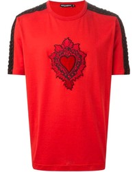 rainfall Put together Gem Dolce & Gabbana Sacred Heart Appliqu T Shirt, $745 | farfetch.com |  Lookastic