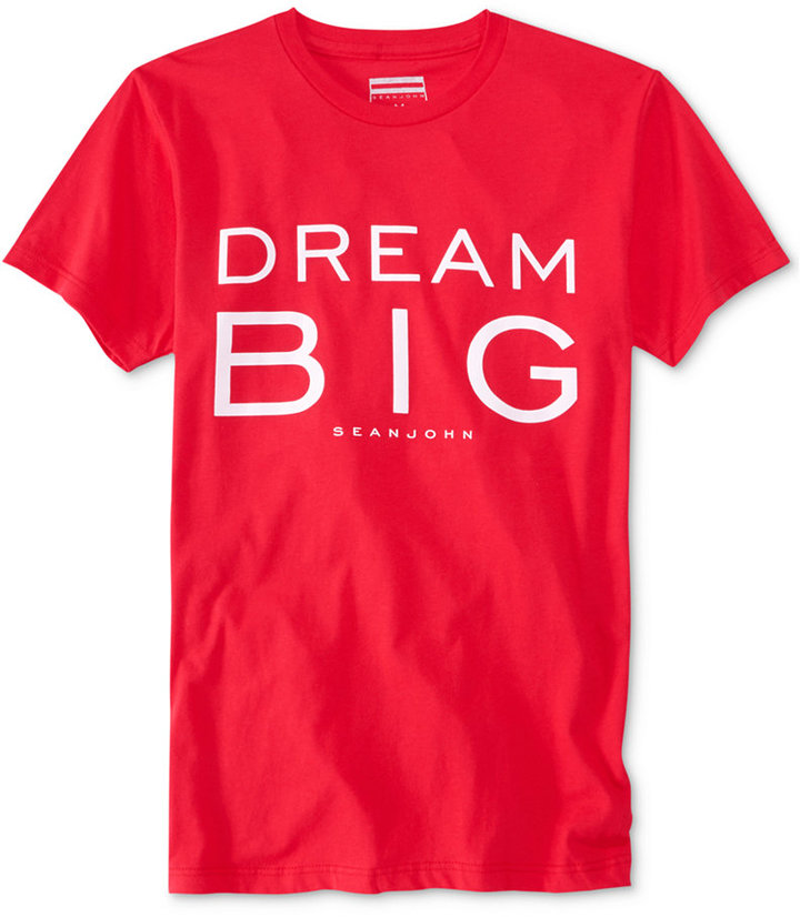 Obligate Make way Habubu Sean John Dream Big T Shirt Only At Macys, $22 | Macy's | Lookastic