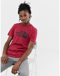 The North Face Easy T Shirt In Red