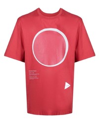 And Wander Eclipse Graphic Print T Shirt