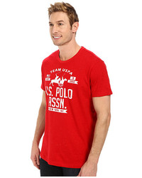 U.S. Polo Assn. Flecked Graphic T Shirt