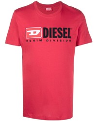 Diesel Fleece Logo Crewneck T Shirt