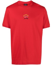 Paul & Shark Front Logo Print T Shirt
