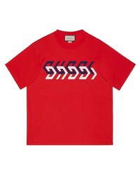 Gucci Graphic Logo Print T Shirt
