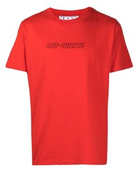 Off-White Graphic Print Short Sleeve T Shirt