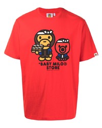 *BABY MILO® STORE BY *A BATHING APE® Graphic Print Short Sleeved T Shirt