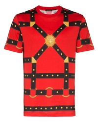 Versace Harness Print T Shirt
