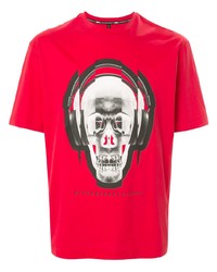 Blackbarrett Headphone Skull Cotton T Shirt
