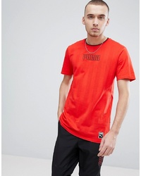 Puma Heritage T Shirt In Red 57499742