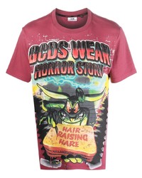 Gcds Horror Story Graphic  Print T Shirt