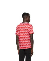 SSENSE WORKS Jeremy O Harris Red And Pink Rose T Shirt