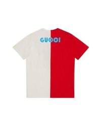 Gucci Jester Print Cotton T Shirt