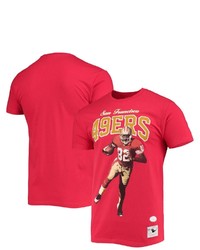Mitchell & Ness John Taylor San Francisco 49ers Scarlet 75th Anniversary Player Graphics T Shirt At Nordstrom