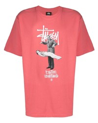 Stussy Levitate Photograph Print T Shirt