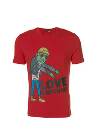 Love Moschino Logo Graphic Print T Shirt
