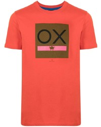 PS Paul Smith Logo Ox Print T Shirt