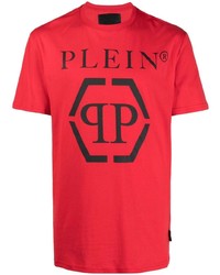 Philipp Plein Logo Print Cotton T Shirt