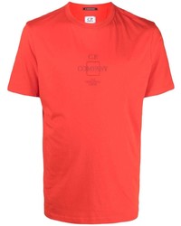 C.P. Company Logo Print Cotton T Shirt