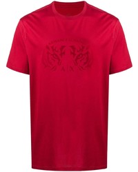 Armani Exchange Logo Print Cotton T Shirt